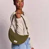 Hindbag Hindbag - crossbody bag andrea - wool effect khaki Hindbag Hindbag - crossbody bag andrea - wool effect khaki