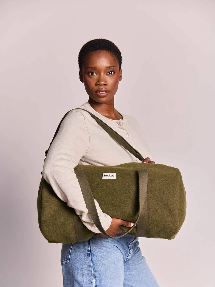 Hindbag Hindbag - duffel bag simon - wool effect khaki
