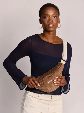 Hindbag Hindbag - fanny pack olivia - corduroy macchiato Hindbag Hindbag - fanny pack olivia - corduroy macchiato