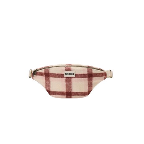 Hindbag Hindbag - fanny pack olivia - tartan red Hindbag Hindbag - fanny pack olivia - tartan red