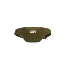 Hindbag Hindbag - fanny pack olivia - wool effect khaki Hindbag Hindbag - fanny pack olivia - wool effect khaki