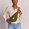 Hindbag Hindbag - fanny pack olivia - wool effect khaki Hindbag Hindbag - fanny pack olivia - wool effect khaki