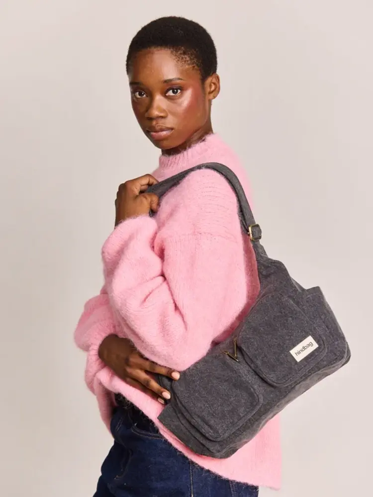 Hindbag Hindbag - multi-pocket bag emile - denim dark grey Hindbag Hindbag - multi-pocket bag emile - denim dark grey