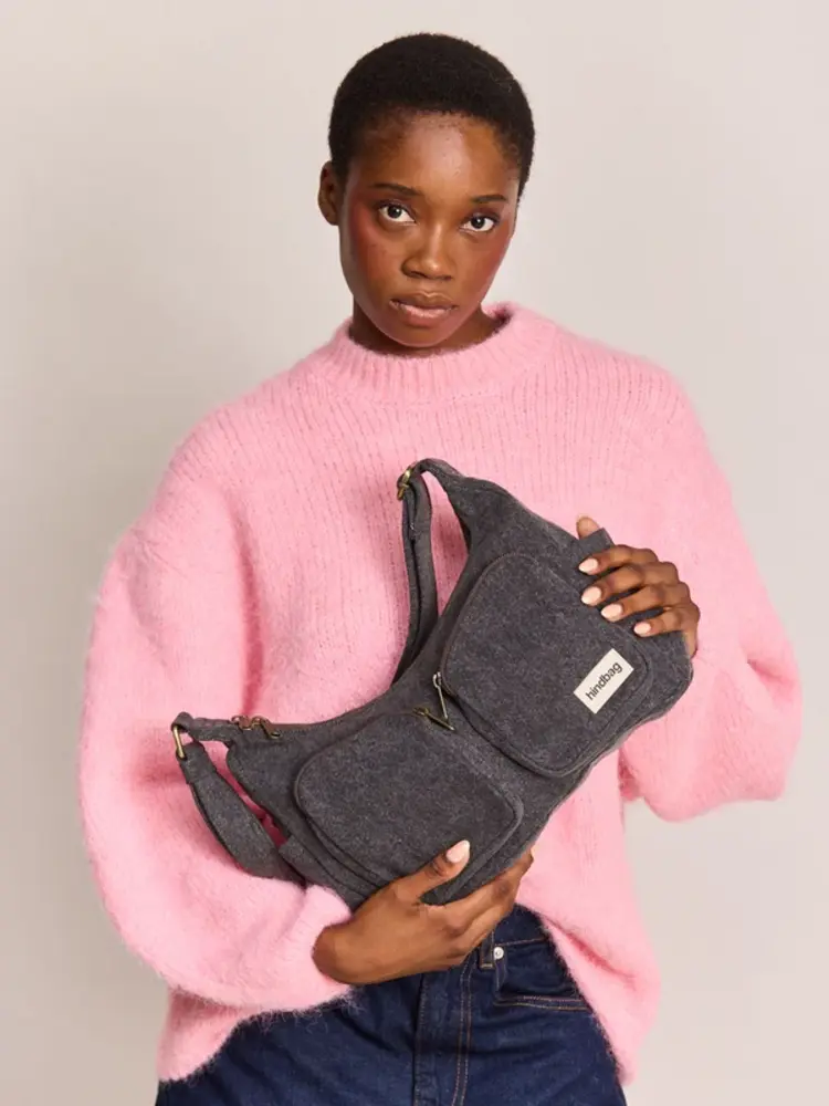 Hindbag Hindbag - multi-pocket bag emile - denim dark grey Hindbag Hindbag - multi-pocket bag emile - denim dark grey