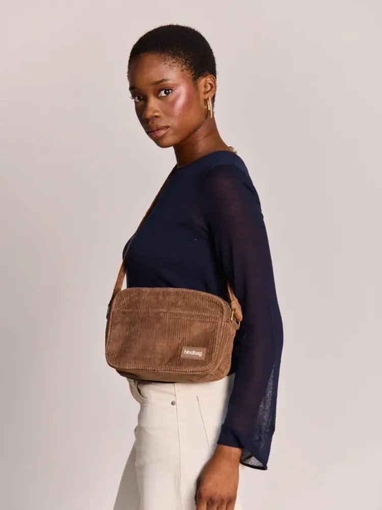 Hindbag Hindbag - reporter bag nino - corduroy macchiato Hindbag Hindbag - reporter bag nino - corduroy macchiato