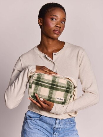 Hindbag Hindbag - reporter bag nino - tartan green Hindbag Hindbag - reporter bag nino - tartan green