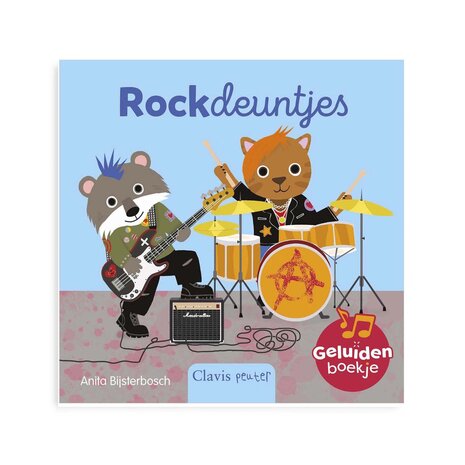 Clavis Clavis - geluidenboek - rockdeuntjes Clavis Clavis - geluidenboek - rockdeuntjes
