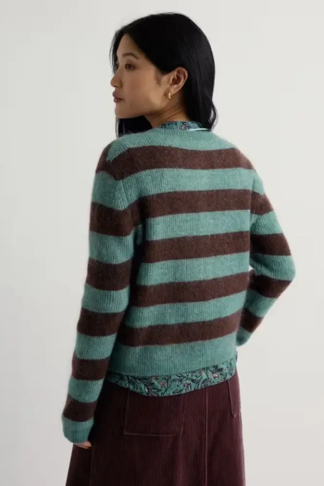 Seasalt Seasalt - burnished light cardigan - hare bell seedbed dune grass Seasalt Seasalt - burnished light cardigan - hare bell seedbed dune grass