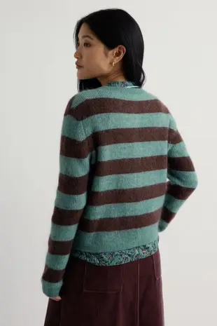 Seasalt Seasalt - burnished light cardigan - hare bell seedbed dune grass Seasalt Seasalt - burnished light cardigan - hare bell seedbed dune grass