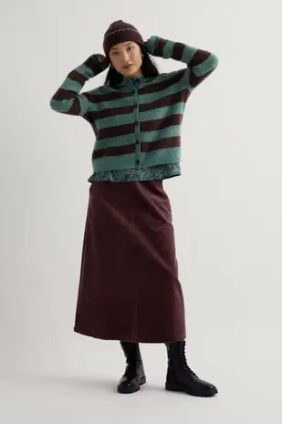 Seasalt Seasalt - burnished light cardigan - hare bell seedbed dune grass Seasalt Seasalt - burnished light cardigan - hare bell seedbed dune grass