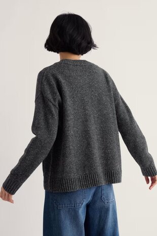 Seasalt Seasalt - harbour sands cardigan - coal Seasalt Seasalt - harbour sands cardigan - coal