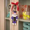 Sjaal met verhaal Sjaal met verhaal - hanger - pietermuis paars