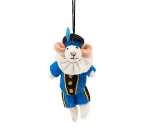 Sjaal met verhaal Sjaal met verhaal - hanger - pietermuis blauw