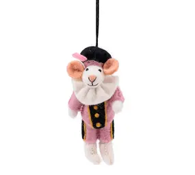 Sjaal met verhaal Sjaal met verhaal - hanger - pietermuis lichtroze