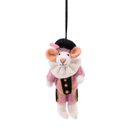 Sjaal met verhaal Sjaal met verhaal - hanger - pietermuis lichtroze