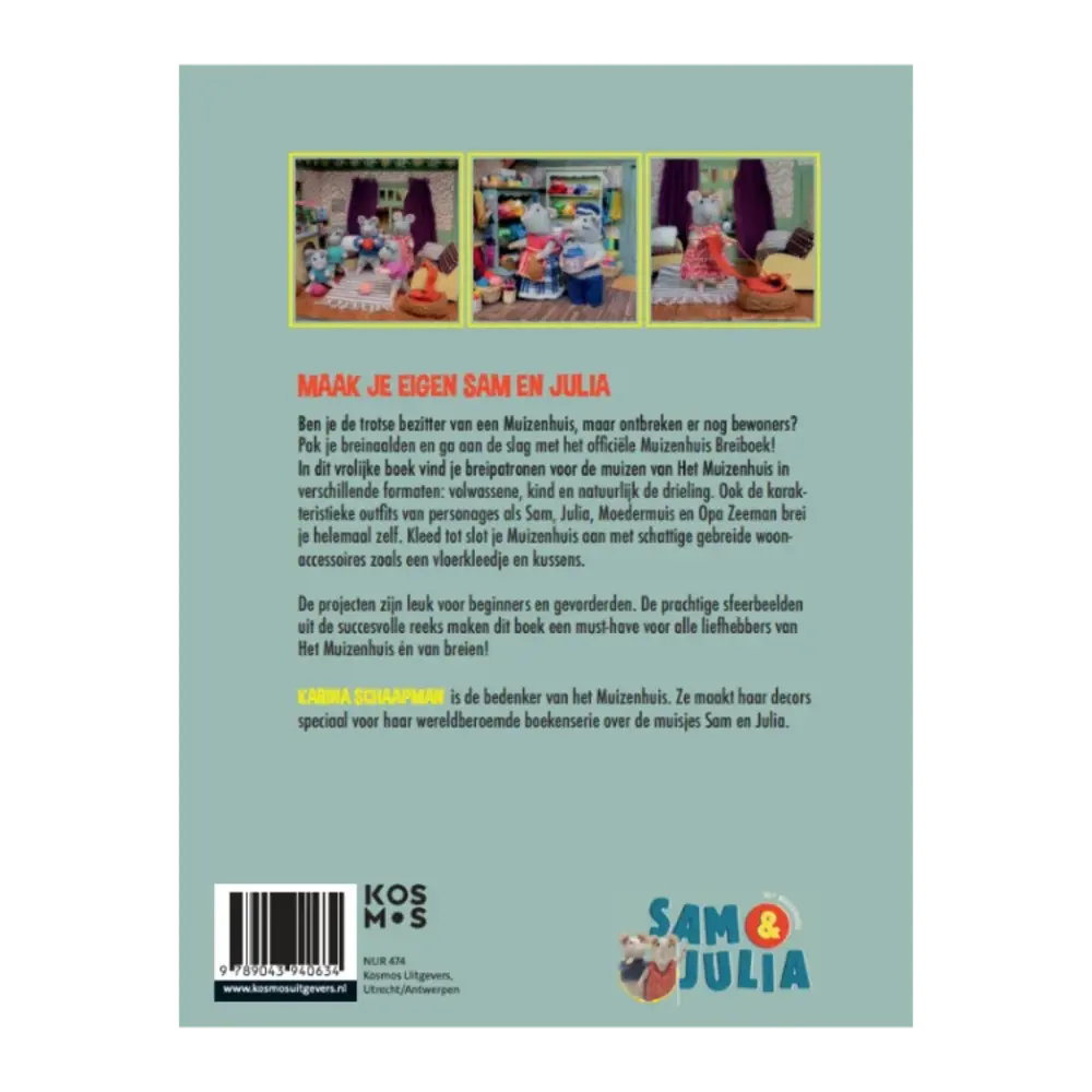 Sam & Julia / Het Muizenhuis Sam & Julia - het muizenhuis breiboek Sam & Julia / Het Muizenhuis Sam & Julia - het muizenhuis breiboek