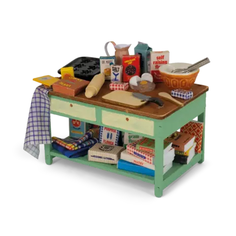 Sam & Julia / Het Muizenhuis Sam & Julia - mini scene kit - koekjes bakken Sam & Julia / Het Muizenhuis Sam & Julia - mini scene kit - koekjes bakken