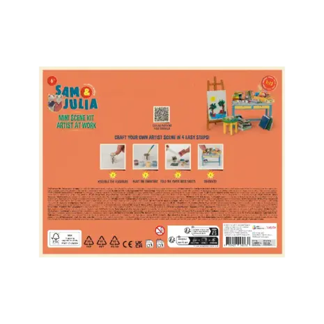 Sam & Julia / Het Muizenhuis Sam & Julia - mini scene kit - kunstenaars atelier