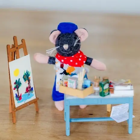 Sam & Julia / Het Muizenhuis Sam & Julia - mini scene kit - kunstenaars atelier
