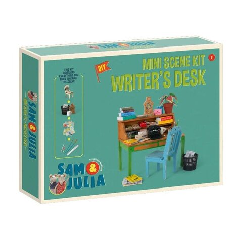 Sam & Julia / Het Muizenhuis Sam & Julia - mini scene kit - schrijversbureau Sam & Julia / Het Muizenhuis Sam & Julia - mini scene kit - schrijversbureau