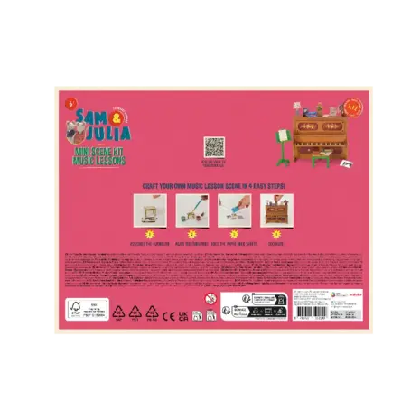 Sam & Julia / Het Muizenhuis Sam & Julia - mini scene kit - muziekles
