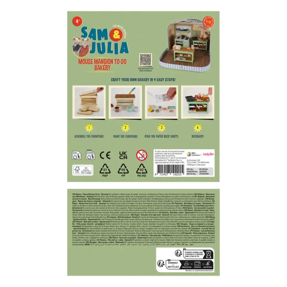 Sam & Julia / Het Muizenhuis Sam & Julia - to go koffertje - dokter
