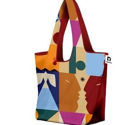 Notabag Notabag - opvouwbare shopper - roots Notabag Notabag - opvouwbare shopper - roots