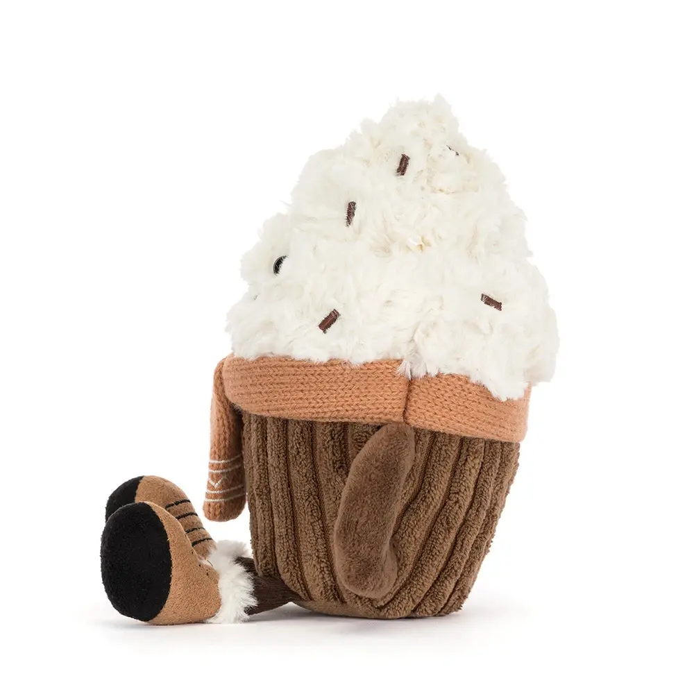 Jellycat Jellycat - amuseables knuffel - scarffles hot chocolate Jellycat Jellycat - amuseables knuffel - scarffles hot chocolate
