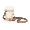 Jellycat Jellycat - knuffel tasje - amuseables perkle coffee Jellycat Jellycat - knuffel tasje - amuseables perkle coffee