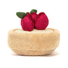 Jellycat Jellycat - amuseables knuffel - fleurette tarte aux fraises Jellycat Jellycat - amuseables knuffel - fleurette tarte aux fraises