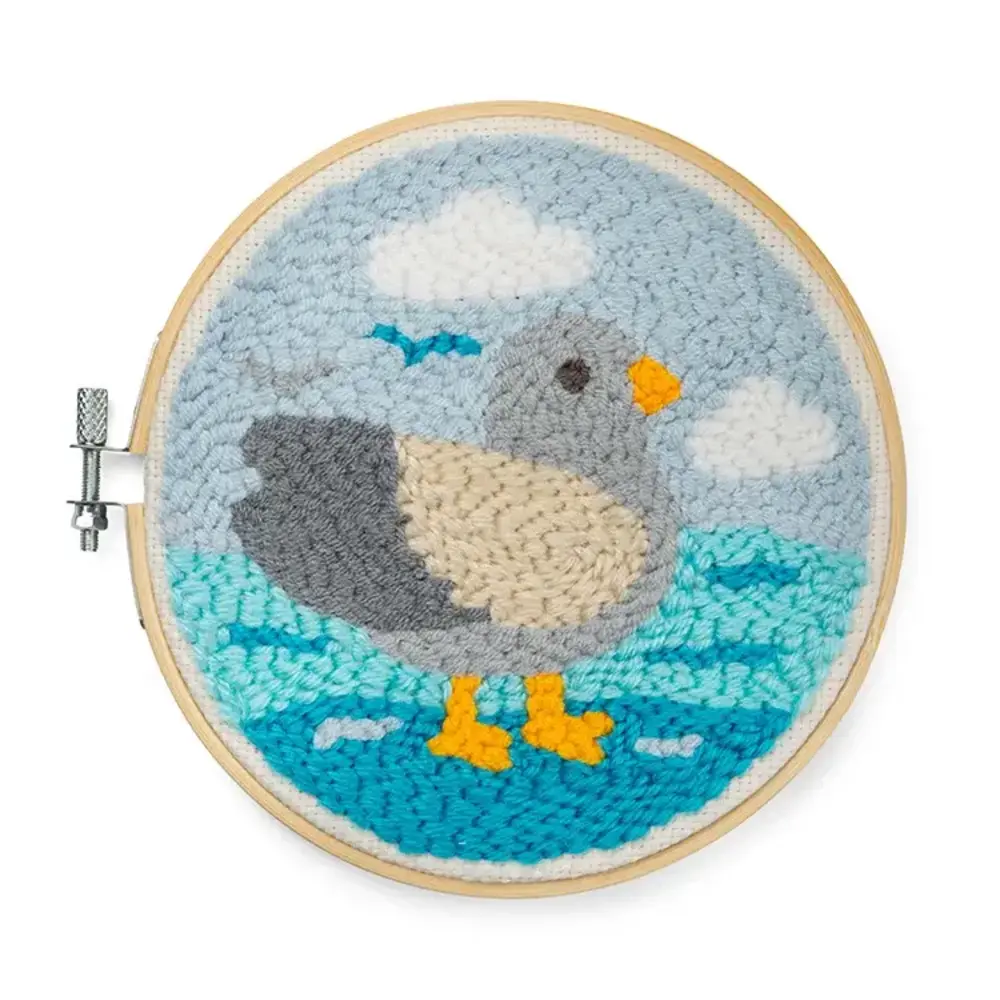 Kikkerland Kikkerland - punch needle kit - pigeon