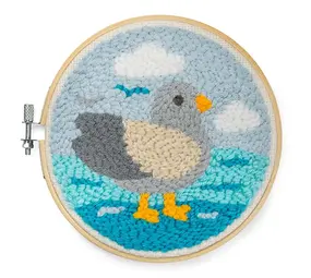 Kikkerland Kikkerland - punch needle kit - pigeon