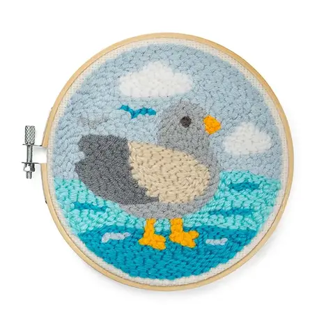 Kikkerland Kikkerland - punch needle kit - pigeon