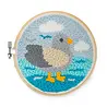 Kikkerland Kikkerland - punch needle kit - pigeon