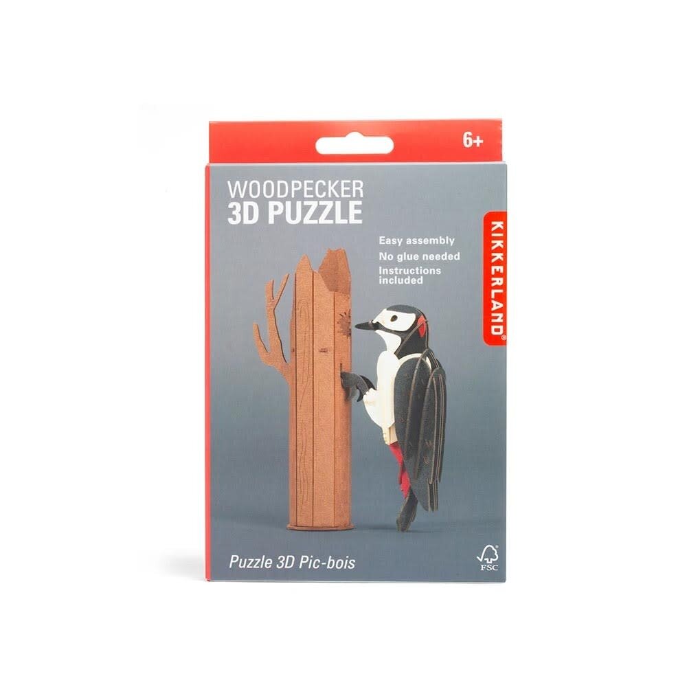 Kikkerland Kikkerland - 3d puzzel - woodpecker