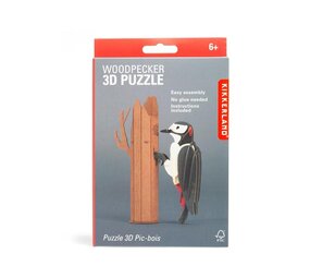 Kikkerland Kikkerland - 3d puzzel - woodpecker