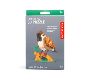 Kikkerland Kikkerland - 3d puzzel - sparrow
