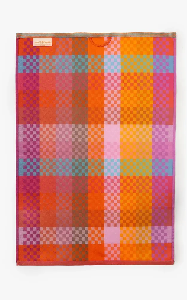 Foekje Fleur Foekje fleur - odds & ends - checkered check theedoek #166A Foekje Fleur Foekje fleur - odds & ends - checkered check theedoek #166A