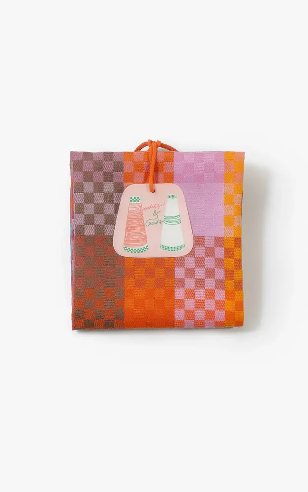 Foekje Fleur Foekje fleur - odds & ends - checkered check theedoek #166A Foekje Fleur Foekje fleur - odds & ends - checkered check theedoek #166A