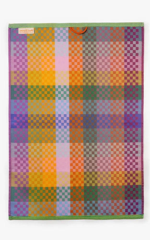 Foekje Fleur Foekje fleur - odds & ends - checkered check theedoek #166B Foekje Fleur Foekje fleur - odds & ends - checkered check theedoek #166B