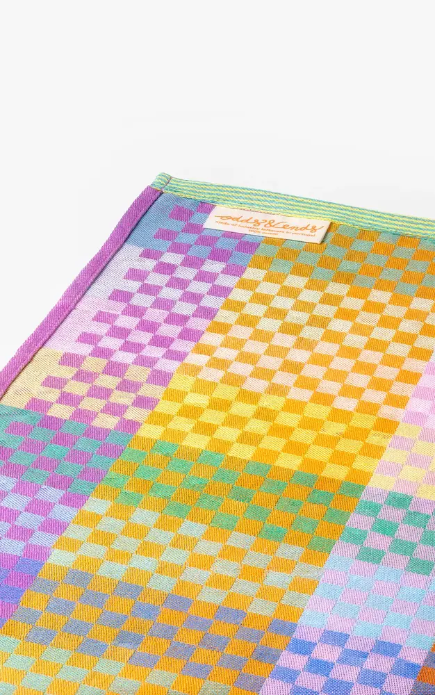 Foekje Fleur Foekje fleur - odds & ends - checkered check theedoek #166B Foekje Fleur Foekje fleur - odds & ends - checkered check theedoek #166B