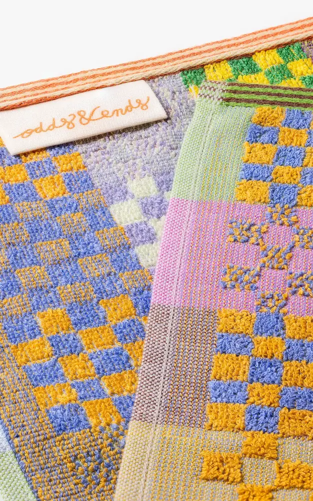 Foekje Fleur Foekje fleur - odds & ends - checkered check handdoek #164 Foekje Fleur Foekje fleur - odds & ends - checkered check handdoek #164