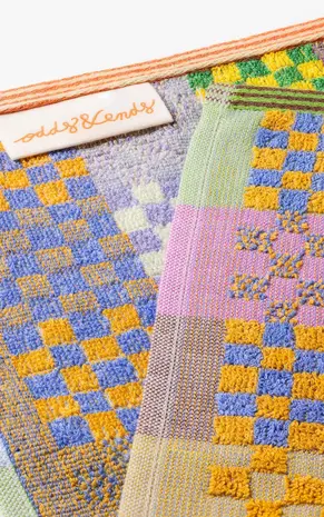 Foekje Fleur Foekje fleur - odds & ends - checkered check handdoek #164 Foekje Fleur Foekje fleur - odds & ends - checkered check handdoek #164