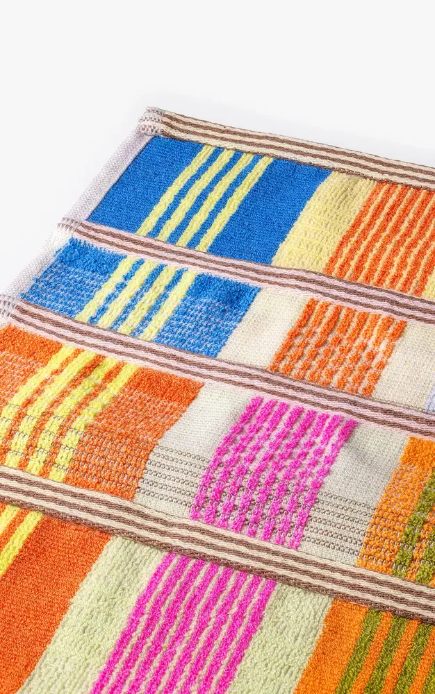 Foekje Fleur Foekje fleur - odds & ends - wild weave multi doekjes #170 (set van 2) Foekje Fleur Foekje fleur - odds & ends - wild weave multi doekjes #170 (set van 2)