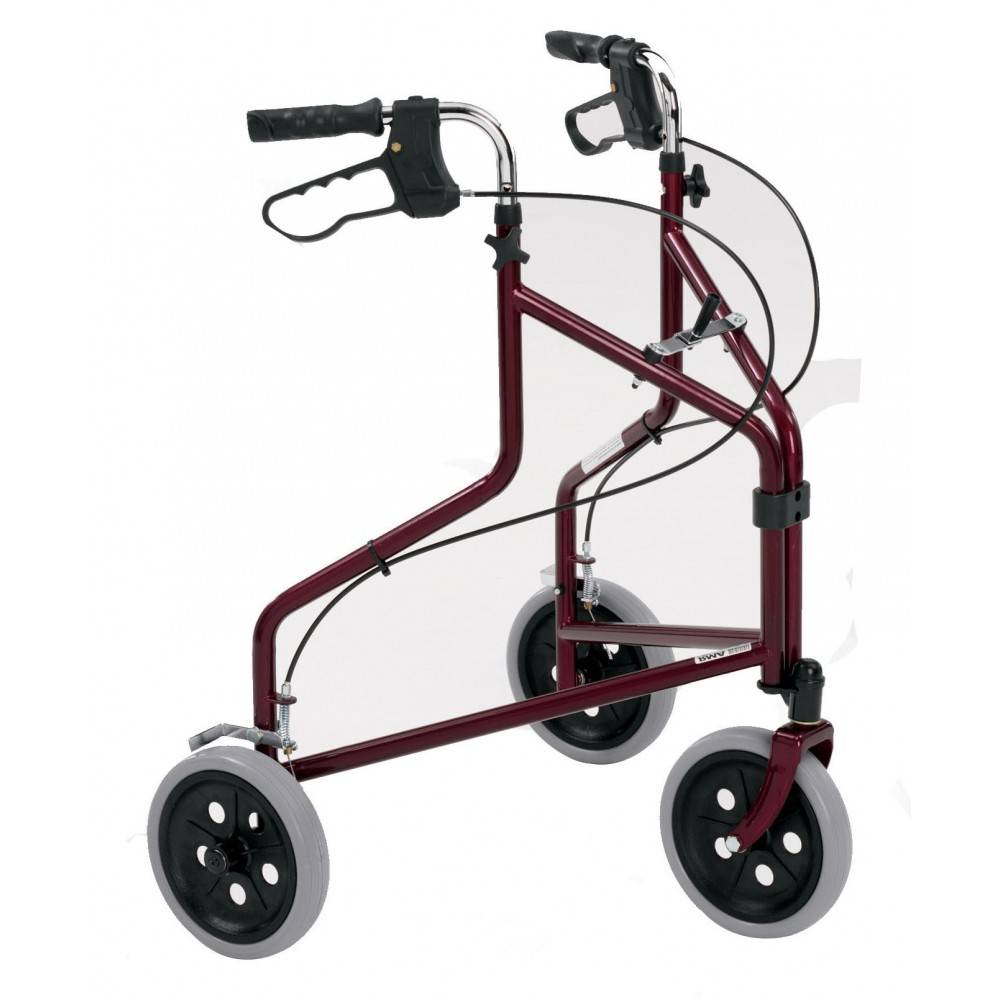 Roma Medical 2320 3-wiel rollator met handrem