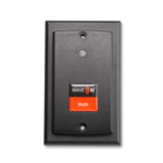 KT-800W1BK5-IP67 WAVE ID® Plus V2 Keystroke Enroll w/ iCLASS SE™ Wallmount IP67 Black 5v Pin9 RS232 Reader