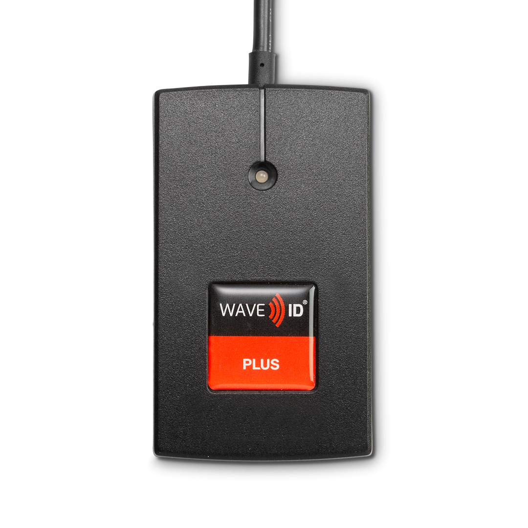RDR-80081BK5 WAVE ID® Plus V2 Keystroke w/ iCLASS ID Black 5v Pin9 