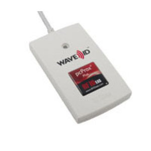RDR-7081BPU-AMZN  WAVE ID® Solo Keystroke HID iCLASS SE Amazon 35/46 Pearl USB Reader