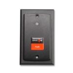 RDR-800W1AKE WAVE ID® Plus Keystroke V2 w/ iCLASS SE™ Wallmount Black Ethernet Reader w/Power supply