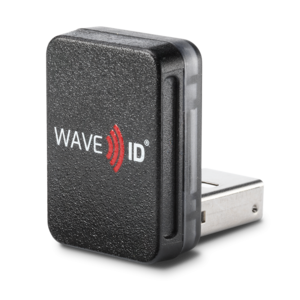 RDR-7L11BKU WAVE ID® Nano Keystroke LEGIC Stamp Segment Black Vertical USB Reader